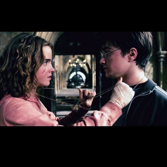 24K Gold Hermione Granger Time Turner Necklace (Harry Potter Cute Pendant Noble - Picture 5 of 5